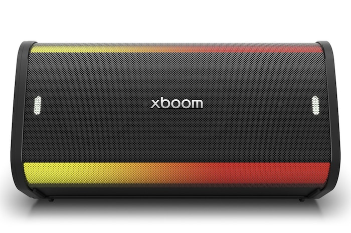 LG xboom Stage501 by will.i.am | Parlante portátil para fiestas con sonido potente y AI Karaoke Master, STAGE501