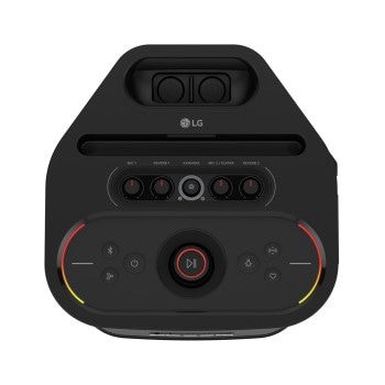 LG xboom Stage501 by will.i.am | Parlante portátil para fiestas con sonido potente y AI Karaoke Master, STAGE501