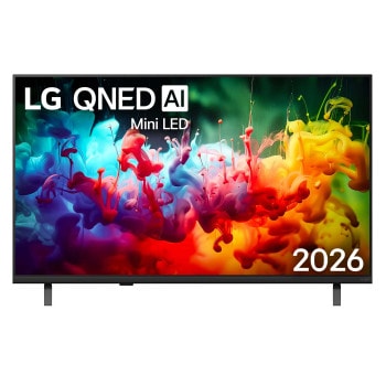 Vista frontal de  Smart TV LG 85" QNED AI Mini LED QNED70 4K 2026 85QNED70BSA