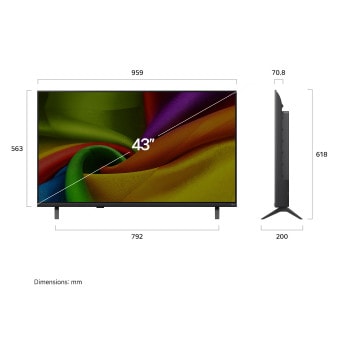 Smart TV 43" LG NANO 4K UHD AI NU85 2026