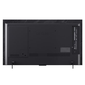 La LG OLED evo AI C6, que se muestra en vista frontal y lateral, destaca por su pantalla de 55 pulgadas con una anchura de 1222 mm, una altura total de 703 mm y un grosor ultrafino de 45.1 mm sin soporte.