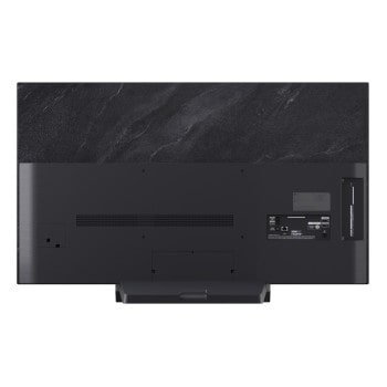 La LG OLED evo AI C6, que se muestra en vista frontal y lateral, destaca por su pantalla de 55 pulgadas con una anchura de 1222 mm, una altura total de 703 mm y un grosor ultrafino de 45.1 mm sin soporte.