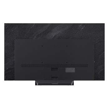 La LG OLED evo AI C6, que se muestra en vista frontal y lateral, destaca por su pantalla de 55 pulgadas con una anchura de 1222 mm, una altura total de 703 mm y un grosor ultrafino de 45.1 mm sin soporte.