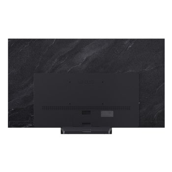 La LG OLED evo AI C6, que se muestra en vista frontal y lateral, destaca por su pantalla de 55 pulgadas con una anchura de 1222 mm, una altura total de 703 mm y un grosor ultrafino de 45.1 mm sin soporte.
