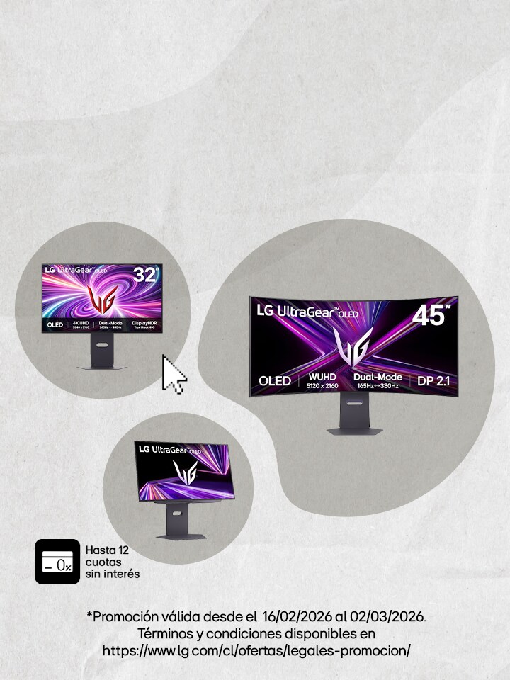 Hasta 50% de descuento en Monitores Ultra Gamer