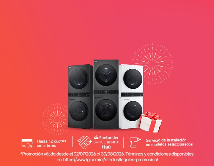 Hasta 30% de descuento en WashTower LG