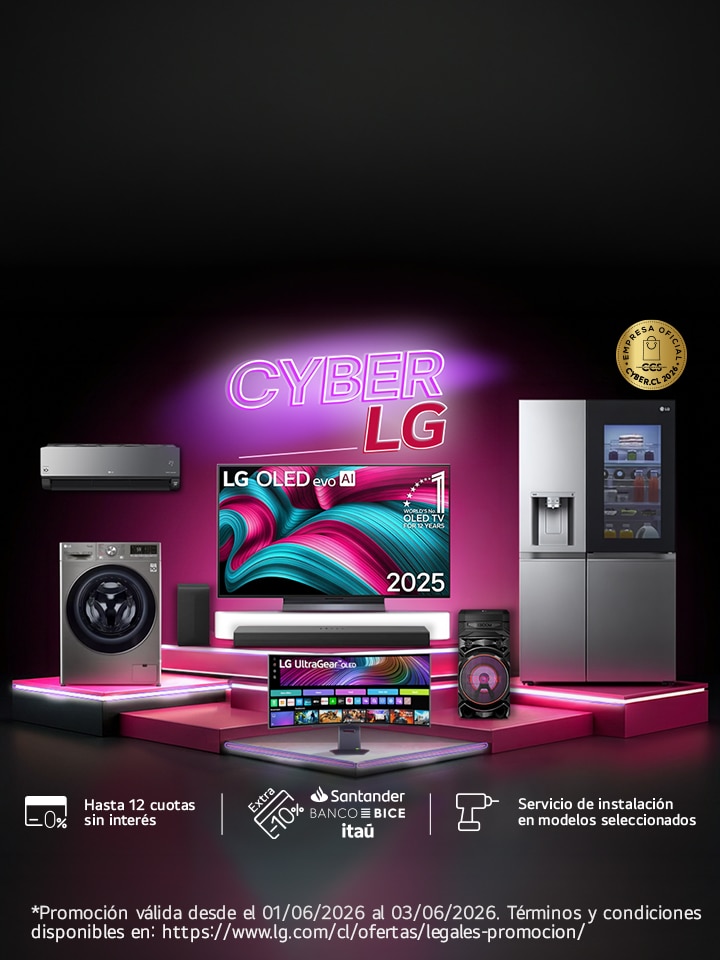 Cyber LG - Hasta 60% de descuento en productos seleccionados