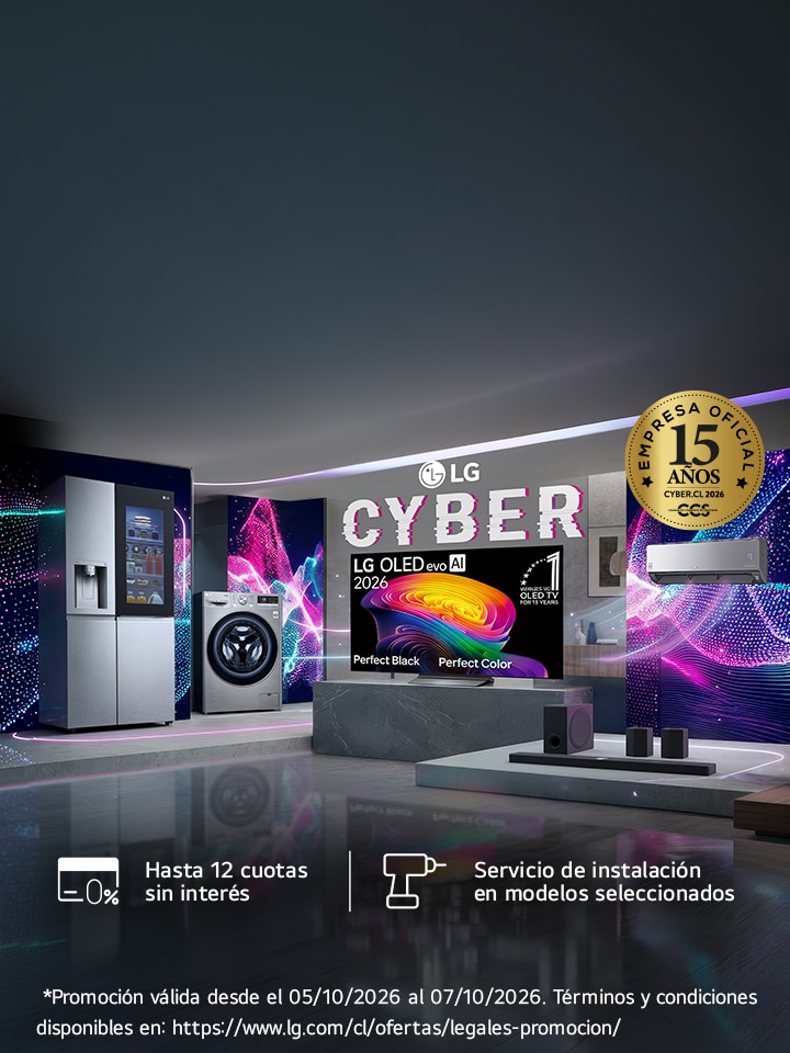Cyber LG - Hasta 50% de descuento en productos seleccionados