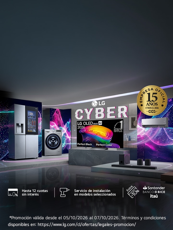 Cyber LG - Hasta 55% de descuento en productos seleccionados