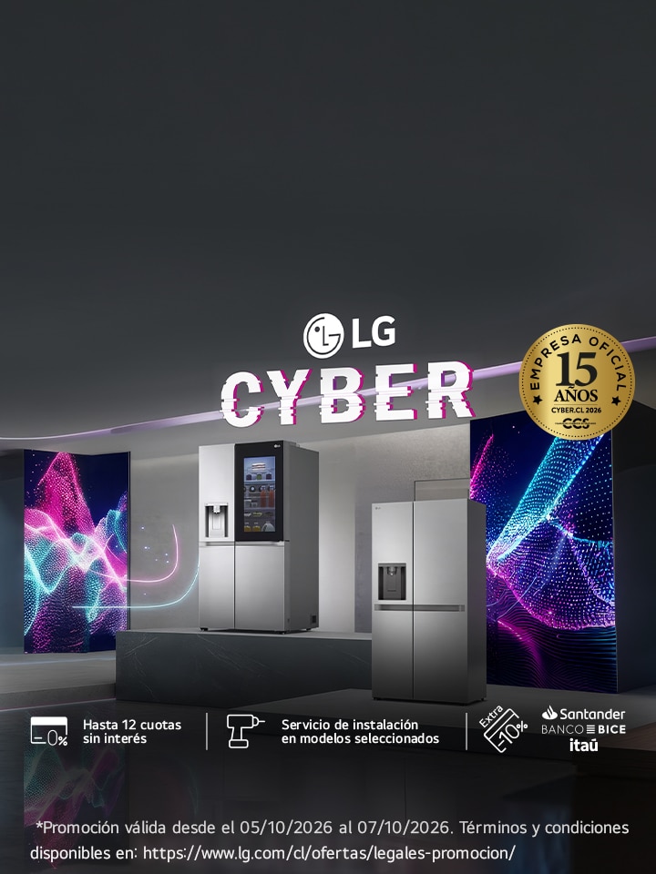 Cyber LG - Hasta 55% de descuento en Refrigeración