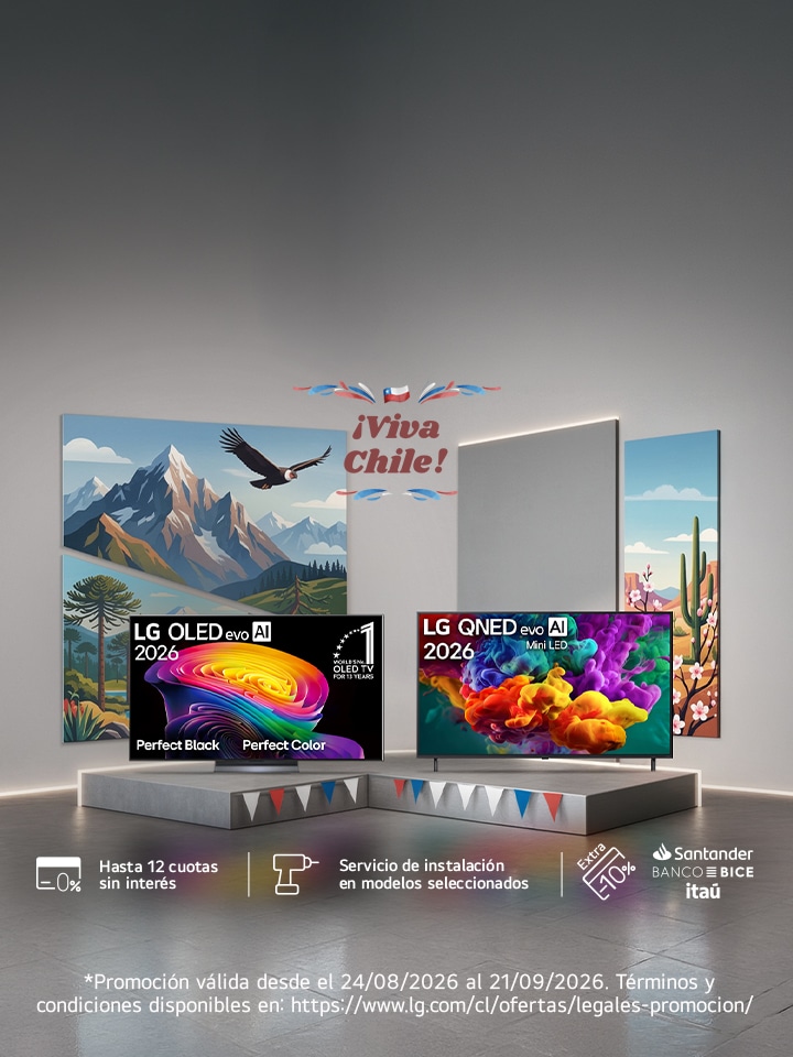 Hasta 40% de descuento en Smart TV LG