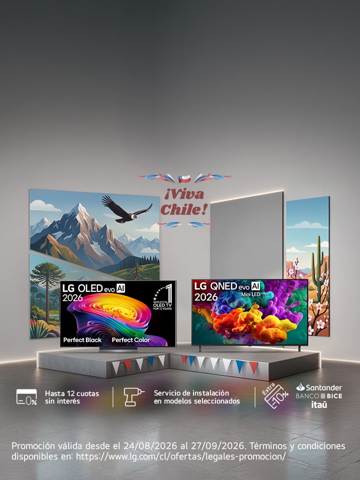 Hasta 40% de descuento en Smart TV LG