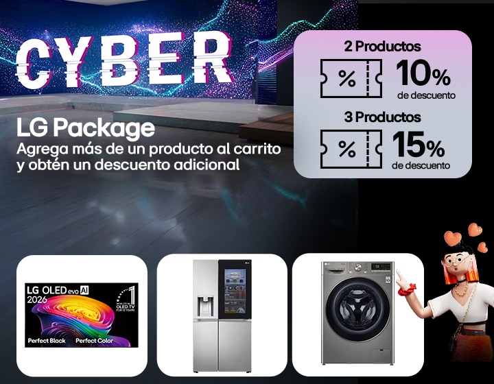 LG Package - Arma tu pack y obtén descuentos adicionales