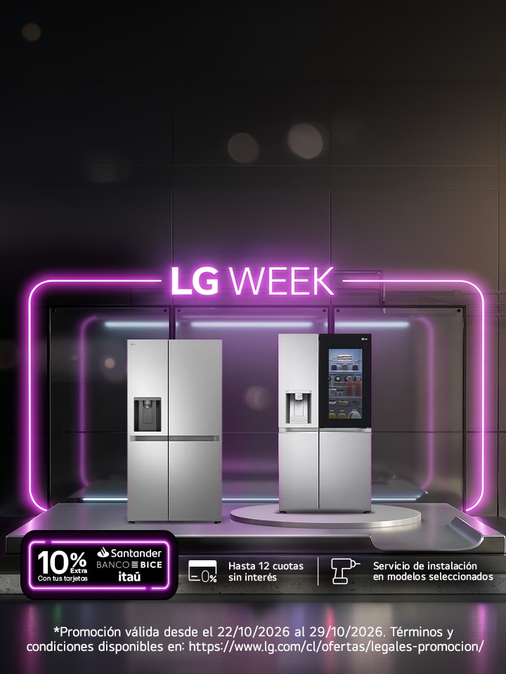 LG Week - Hasta 45% de descuento en Refrigeración