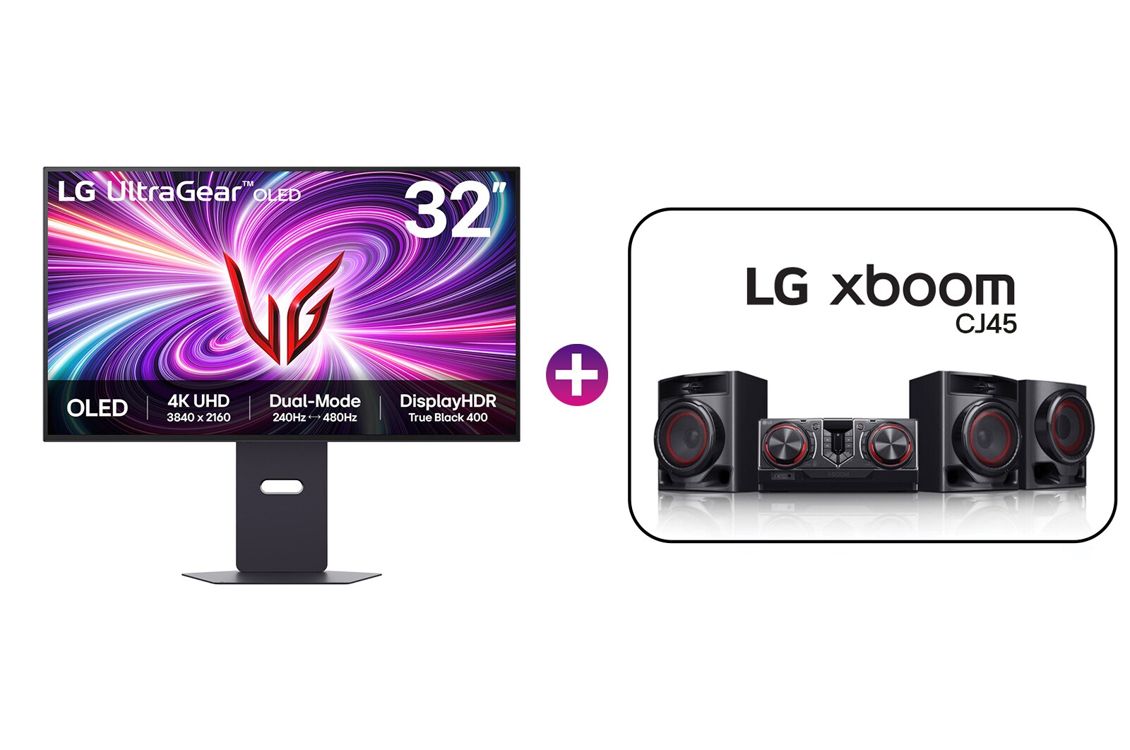 Monitor gaming UltraGear™ OLED de modo dual de 32