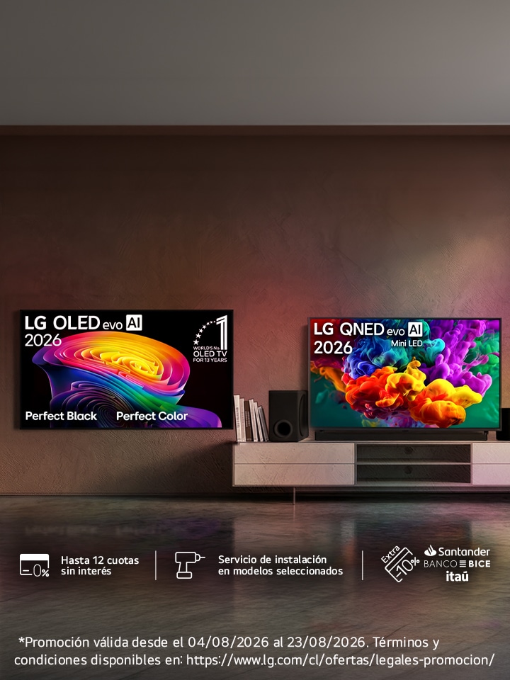 Hasta 40% de descuento en Smart TV LG