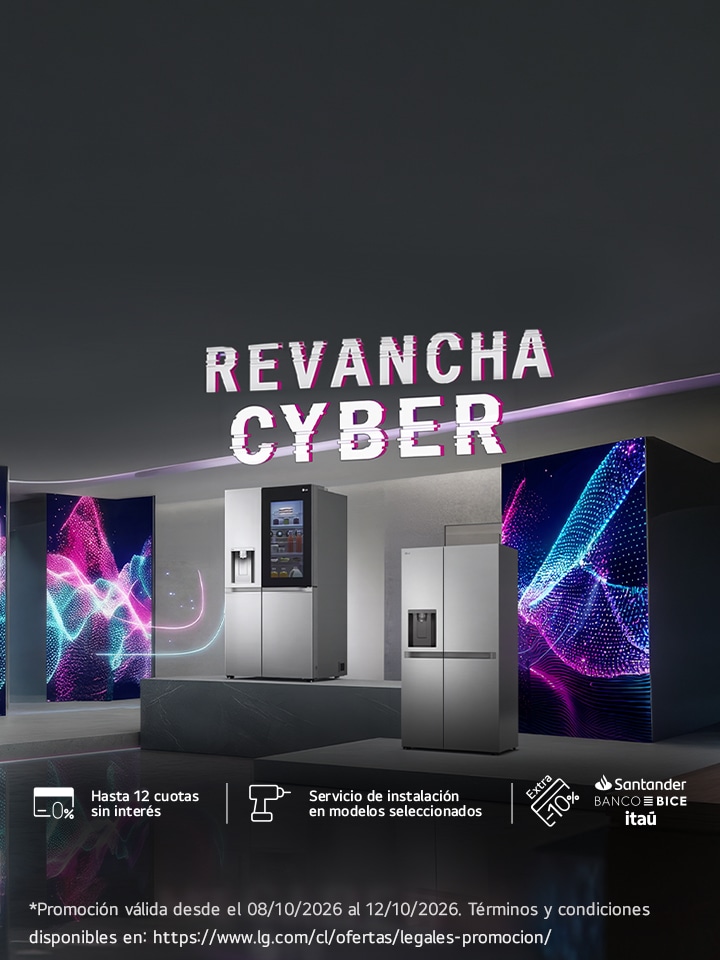 Cyber LG - Hasta 45% de descuento en Refrigeración