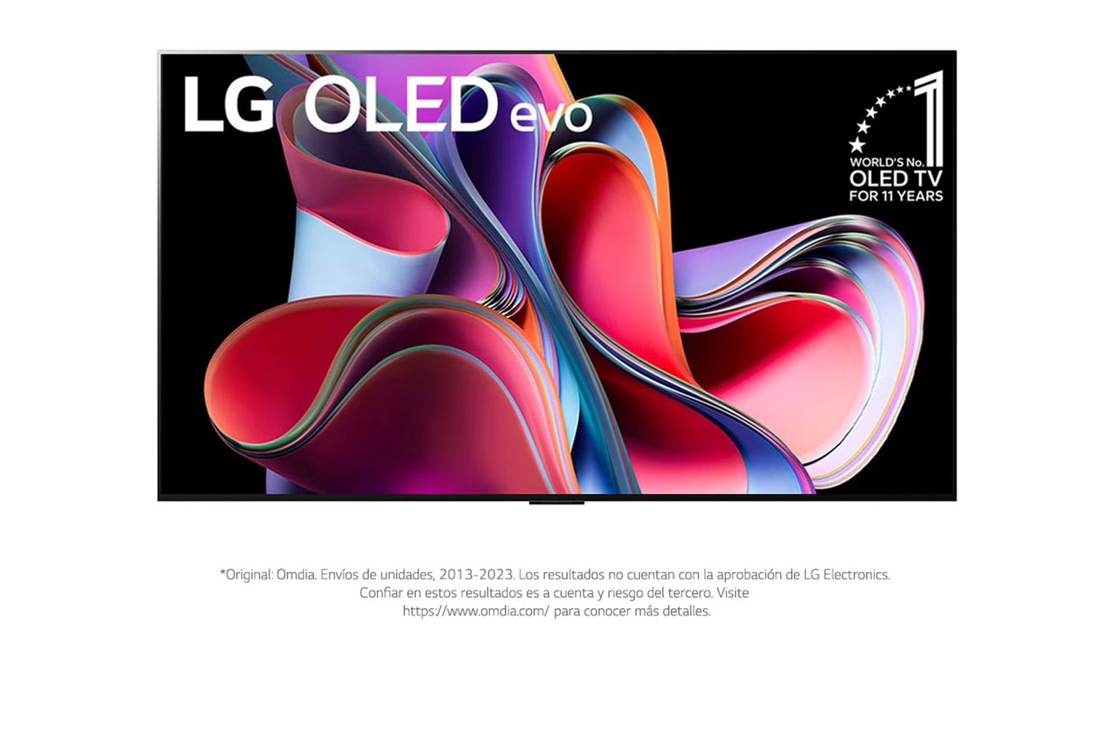 LG Televisor LG OLED evo G3 Smart 4K de 55 pulgadas 2023, OLED55G3PSA