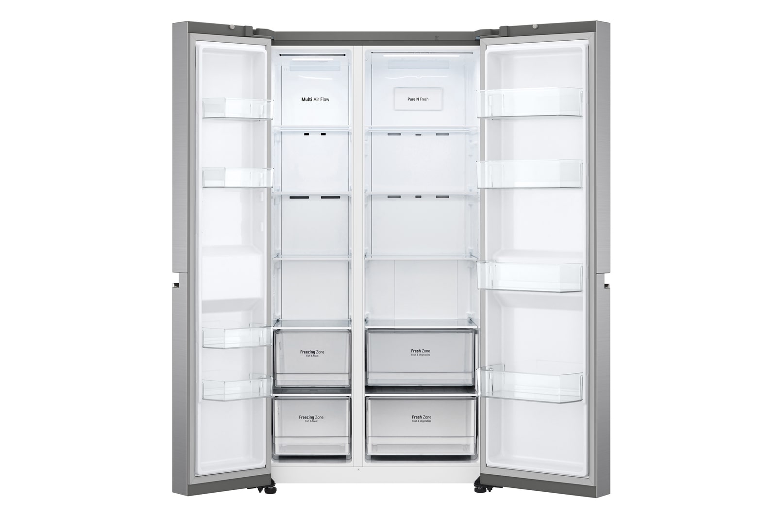 LG Refrigerador Side by Side 647L Smart Inverter, GS66MPP