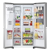 LG Refrigerador Side by Side de 570 L con InstaView™ Craft Ice™, LS66SXSC