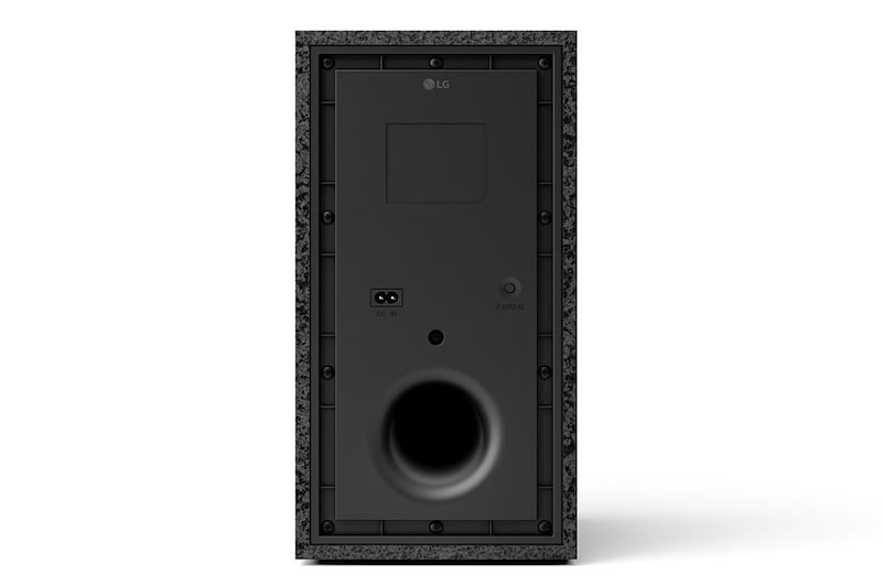 Vista angular del subwoofer