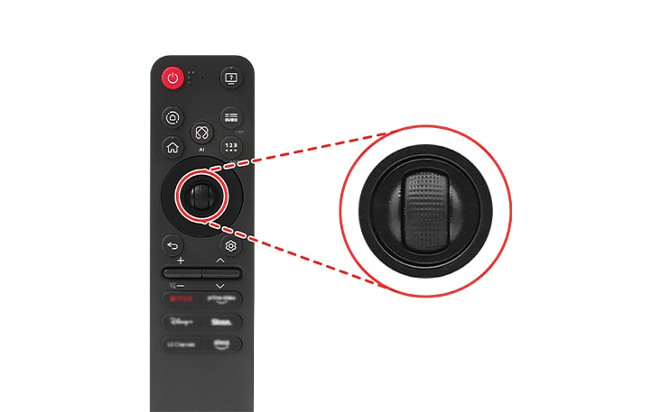 Empareja el Magic Remote: inserta baterías, enciende la TV y pulsa OK; si falla, reinicia la TV e inténtalo de nuevo
