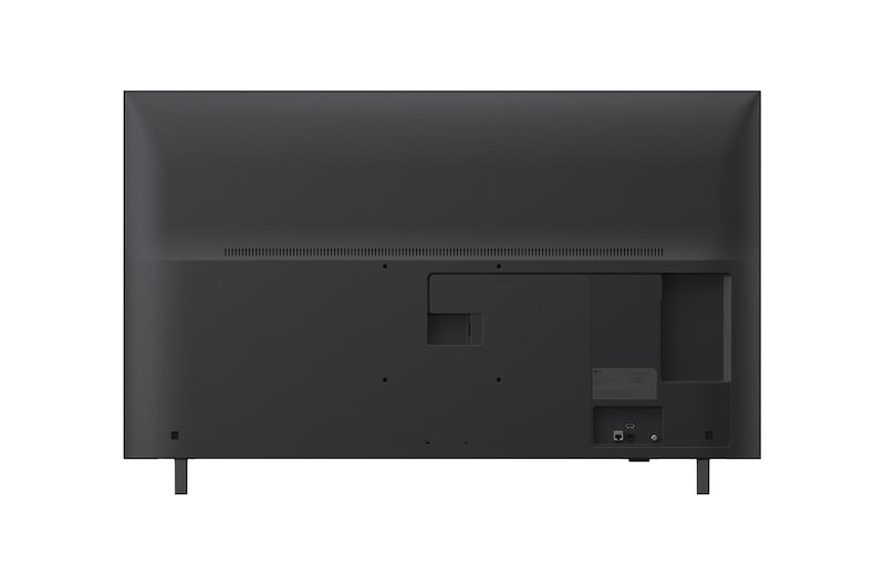 Vista posterior de la LG UHD UA75 TV.