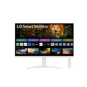 Vista Frontal Monitor 32sr75u incluye control remoto