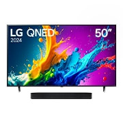 Vista frontal de Combo TV 50QNED80TSA + Barra de sonido S40T - Incluye Magic Remote 50QNED80TSA.S40T