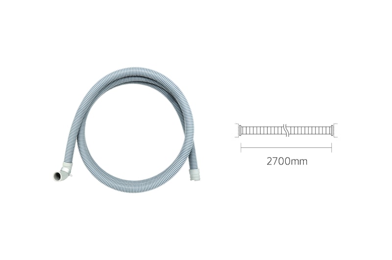 LG Washing Mahcine Front Load Drain Hose (L : 2.7m), 5214FR3188G