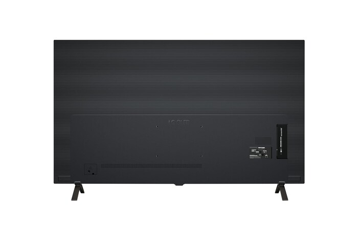 Vista trasera del televisor LG OLED, OLED B4