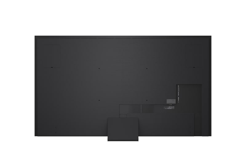Vista posterior de la TV LG QNED evo QNED86