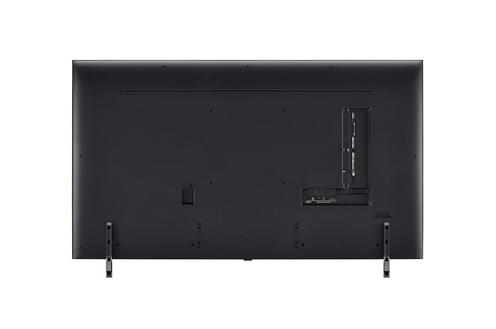 Vista trasera del televisor LG QNED, QNED85