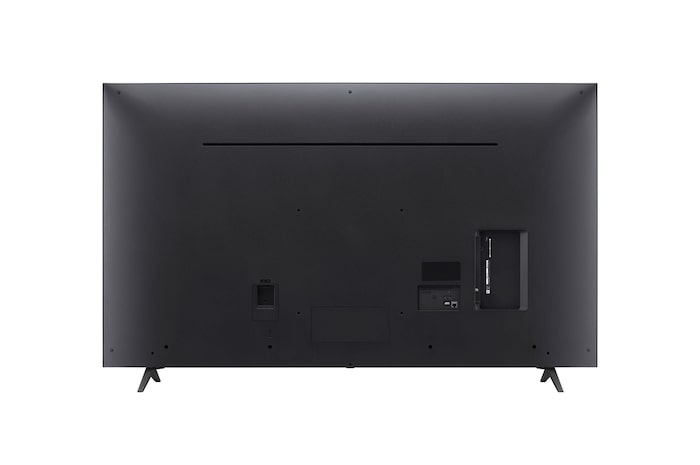 Rear view of LG UHD TV, UT80