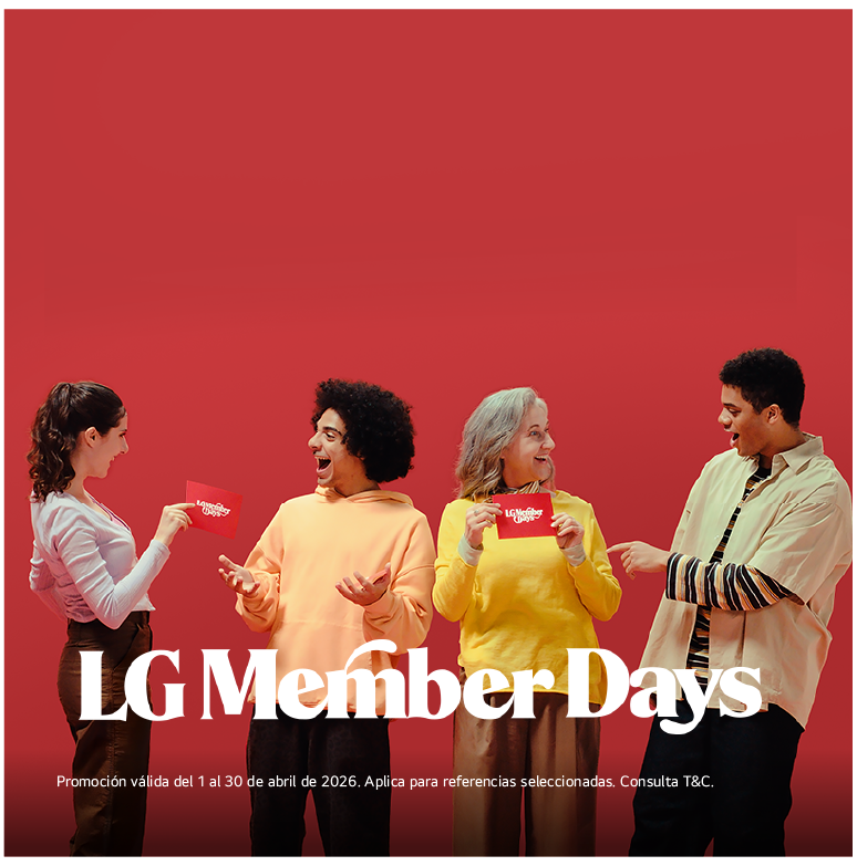 banner de ofertas para LG Mermbers