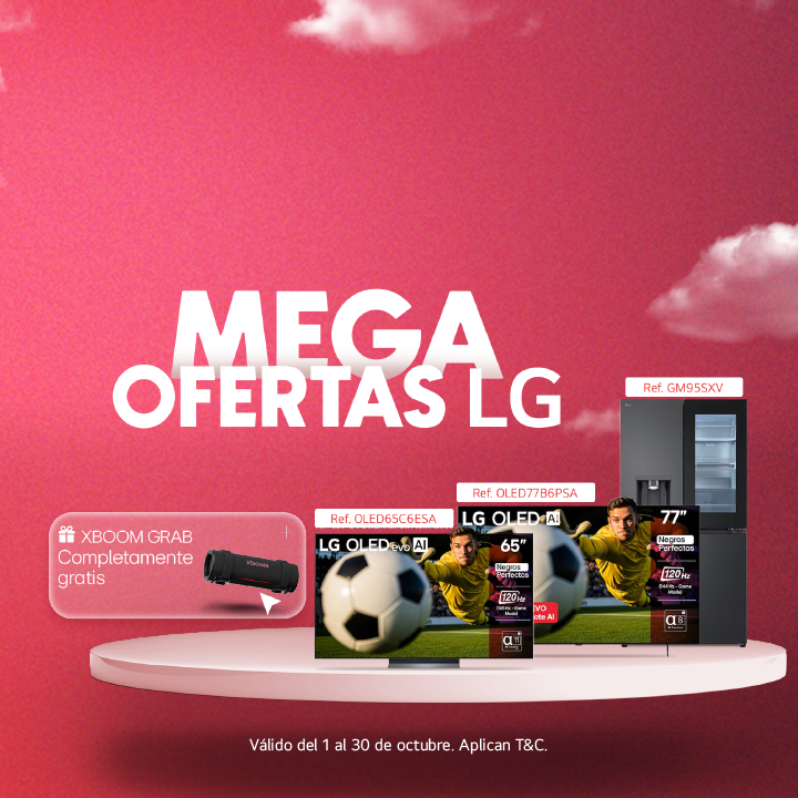 banner mega ofertas LG
