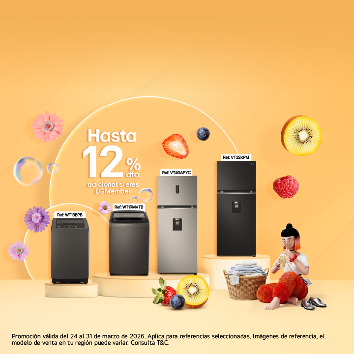 banner promocional Electrodomesticos LG