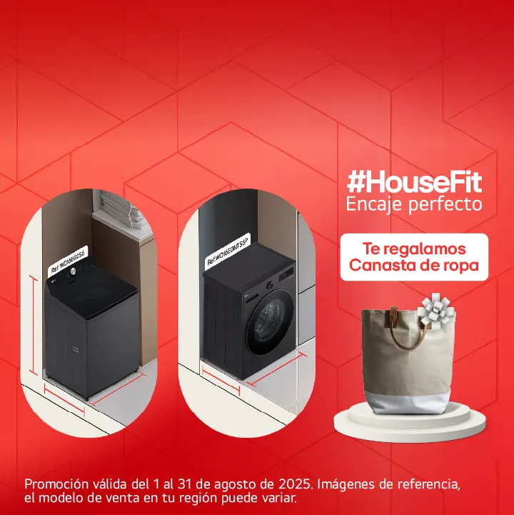 Hasta 10% off en electrodomésticos LG con kit coctelero gratis