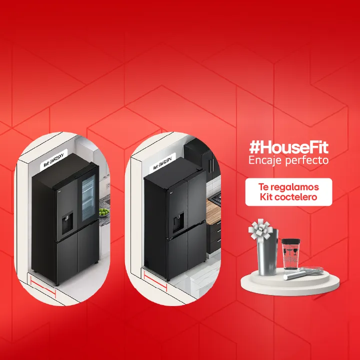 Hasta 10% off en electrodomésticos LG con kit coctelero gratis