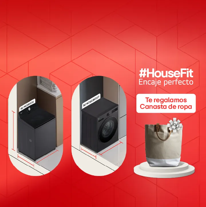 Hasta 10% off en electrodomésticos LG con kit coctelero gratis