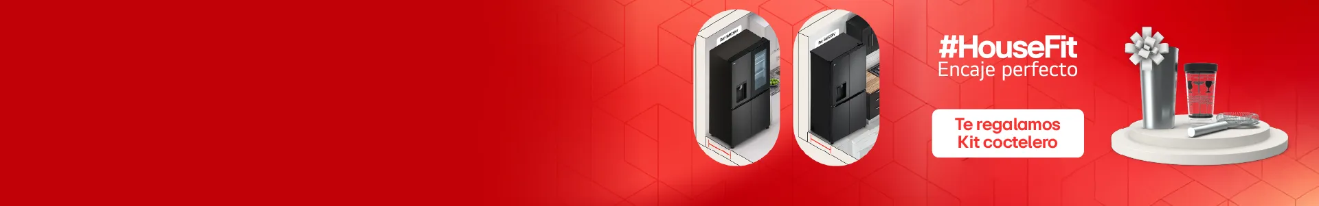 Hasta 10% off en electrodomésticos LG con kit coctelero gratis