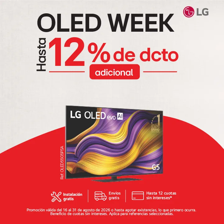 banner promocional OLED WEEK LG