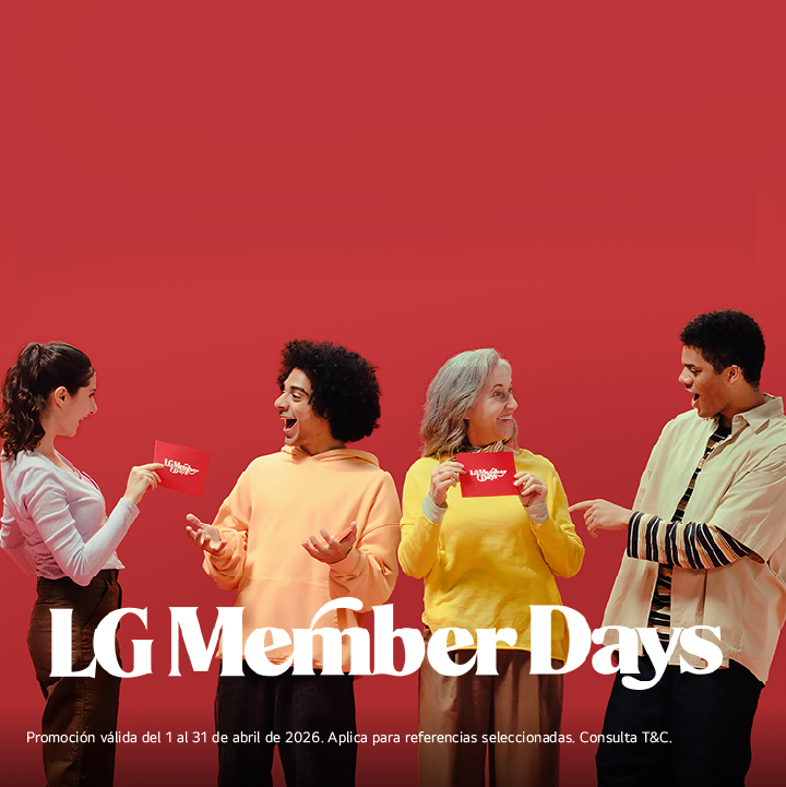banner de ofertas para LG Mermbers