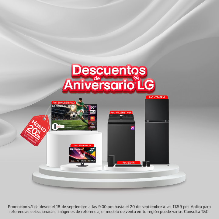 banner fin de semana Aniversario LG