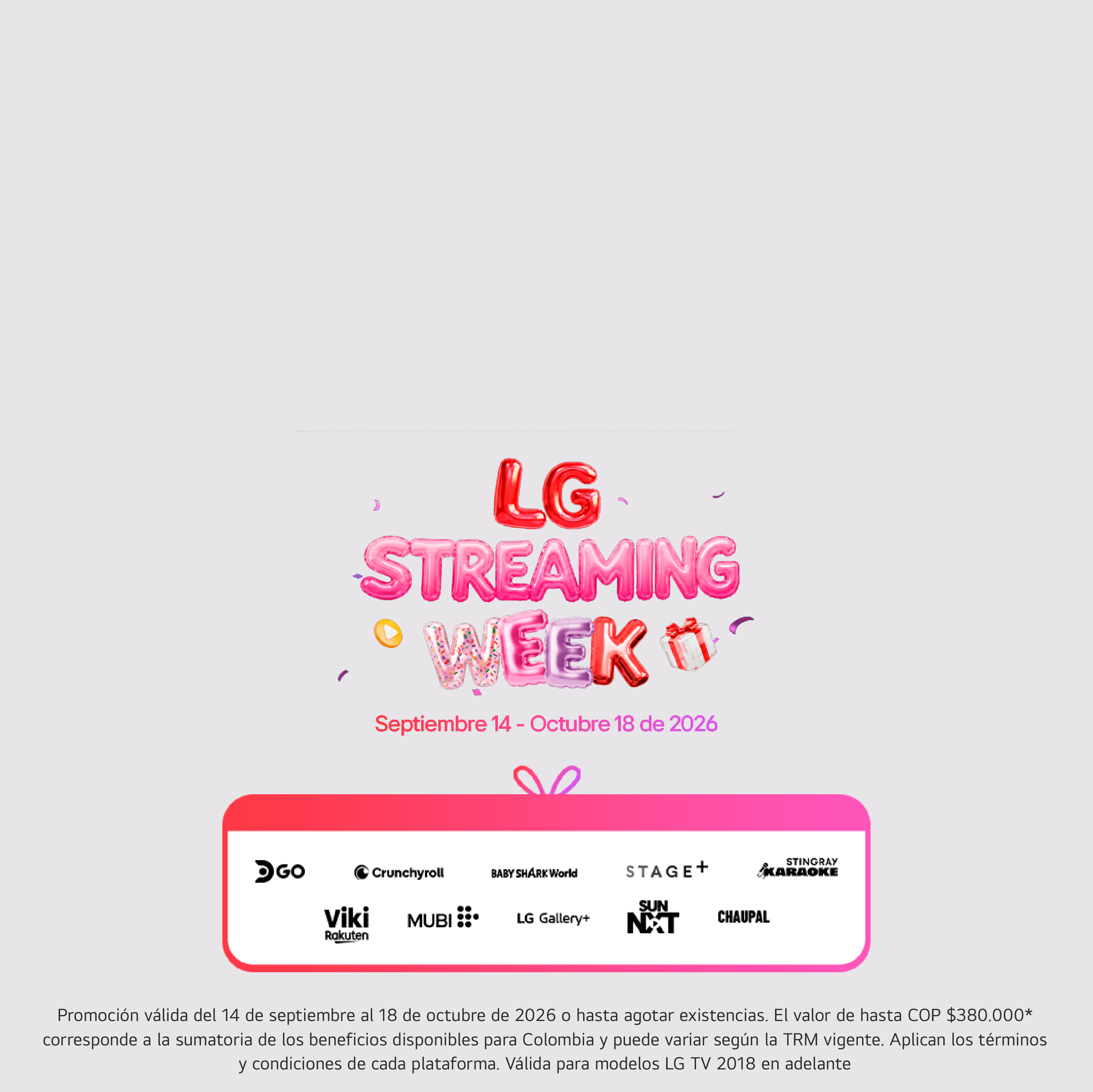 Streaming week LG