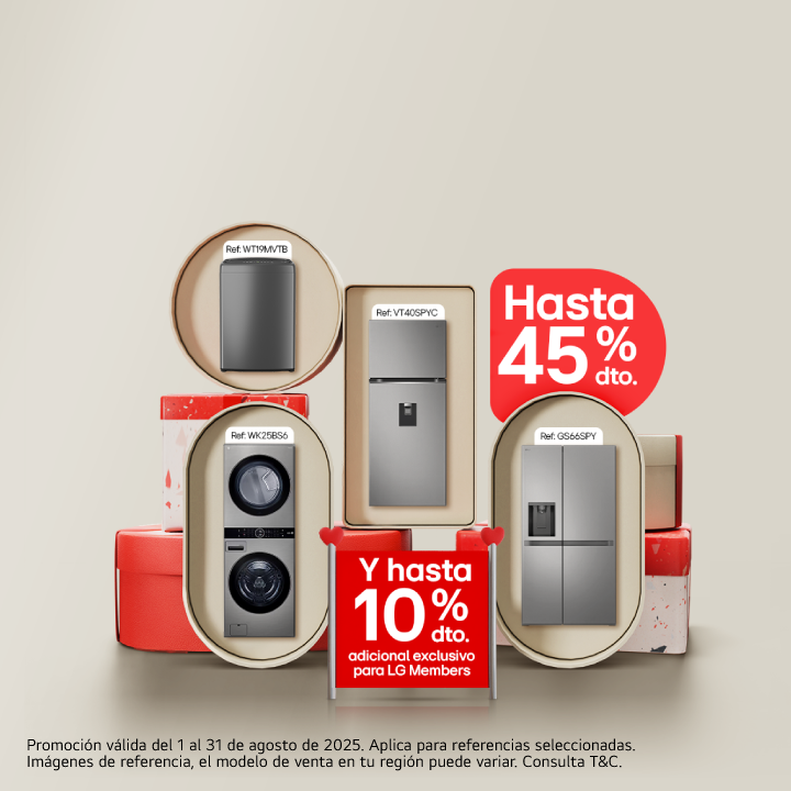 Renueva tu hogar con los precios imperdibles de los Mega Descuentos LG