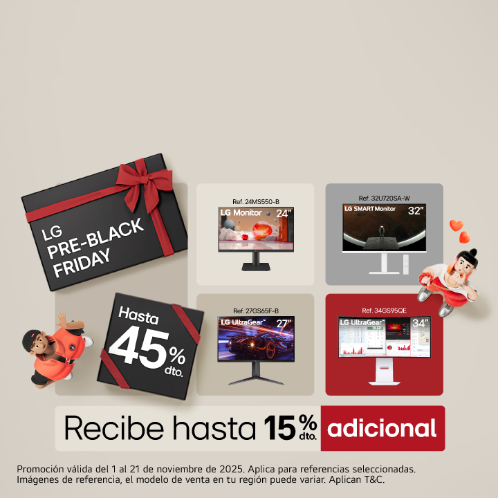 promo monitores 12% de descunto mas un regalo