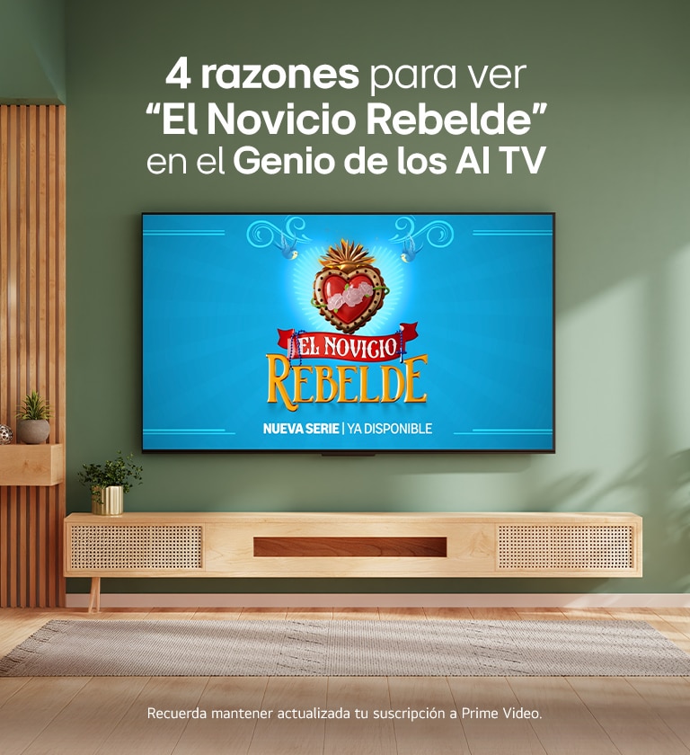 Televisores LG con imagen fondo rebelde