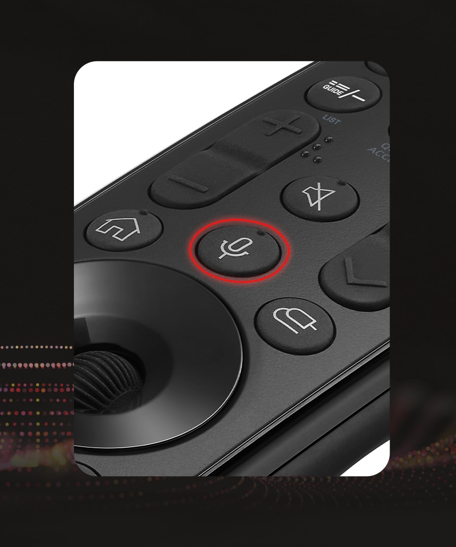 Control por voz con el control remoto LG