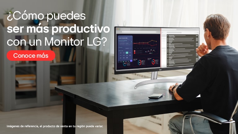 Monitor LG más productivo con un monitor LG
